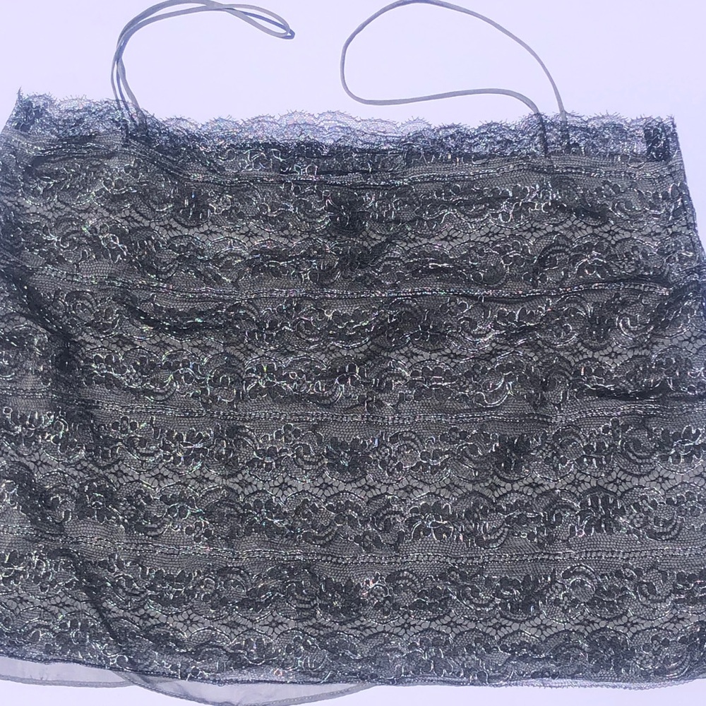 100% SILK lace body Camisole size 10 Ellen Tracy